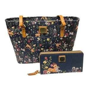Dooney & Bourke Disney Bambi Floral Tote and Wallet Set
